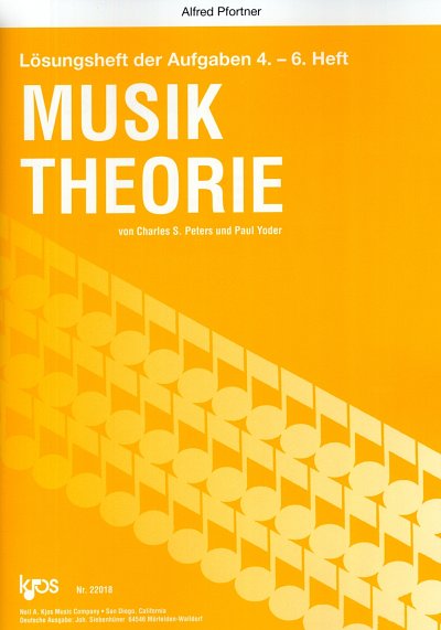A. Pfortner: Musiktheorie 4-6, Ges/Mel (Lösung)