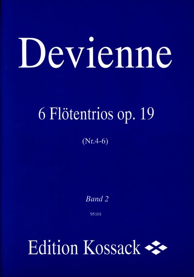F. Devienne: 6 Trios op.19 Band 2 (Nr.4-6), 3Fl (Pa+St)