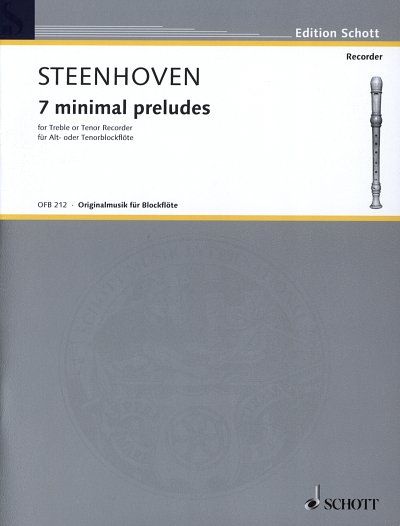 K.v. Steenhoven: 7 minimal preludes, Ablf