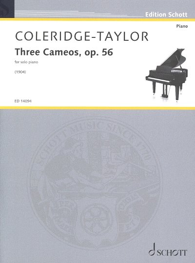 S. Coleridge-Taylor: Three Cameos op. 56, Klav