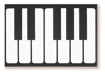 Magnet Tastatur (schwarz)