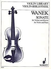 F.K. Wanek: Sonate , VlKlav