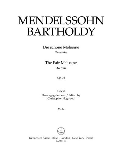 F. Mendelssohn Barth: Die schöne Melusine op. 32, Va