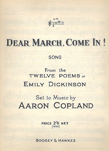 A. Copland: Twelve Poems of E. Dickinson