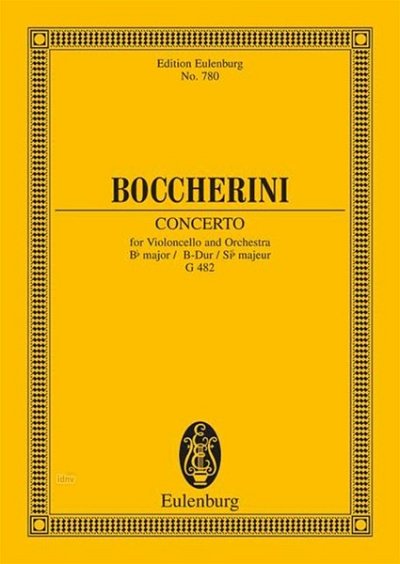 L. Boccherini: Concerto B-Dur Eulenburg Studienpartituren