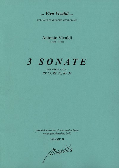A. Vivaldi: 3 Sonaten (Pa+St)