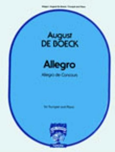 de Boeck, Auguste: Allegro