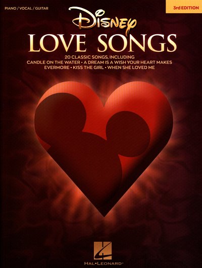 Disney Love Songs - 3rd Edition, GesKlaGitKey (SBPVG)