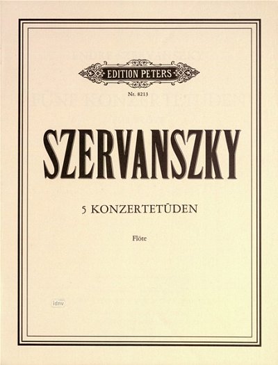 E. Szervánszky y otros.: 5 Konzertetüden für Flöte (1955-56)
