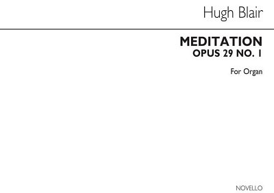 Meditation Op29 No.1 Organ, Org