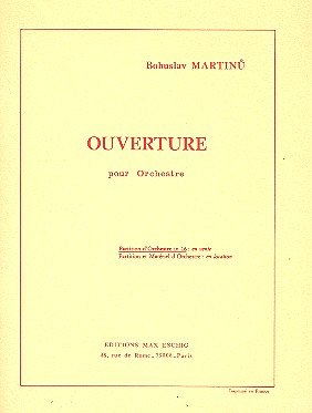 B. Martin_: Ouverture Pour Orchestre( Poche ), Sinfo (Stp)