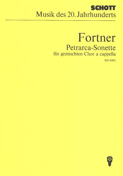 W. Fortner: Petrarca-Sonette , GCh8 (Chpa)