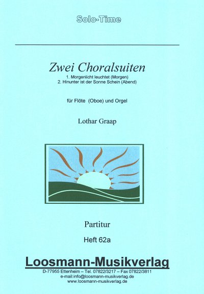 K. Graap: 2 Choralsuiten, Floete, Orgel