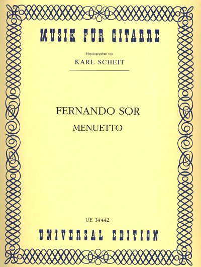 F. Sor: Menuetto aus op.25 