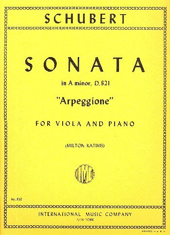 F. Schubert: Sonata La M Arpeggione (Katims) (Bu)