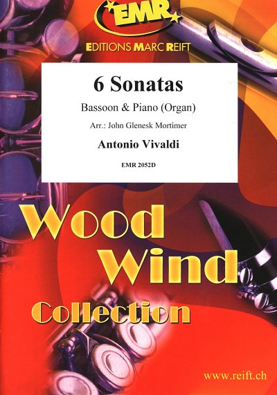 A. Vivaldi: 6 Sonatas, FagKlav/Org (Pa+St)
