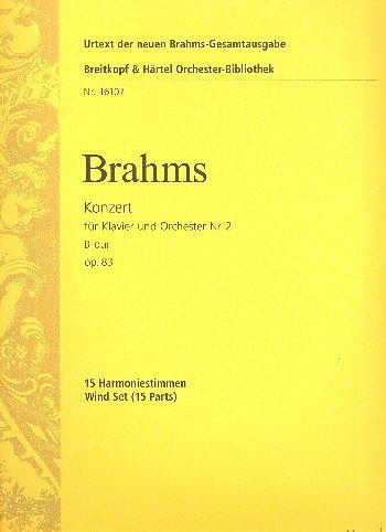 J. Brahms: Konzert B-Dur Nr. 2 op. 83, KlavOrch (HARM)