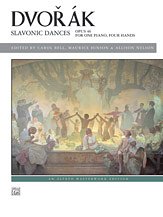 A. Dvořák et al.: Dvorák: Slavonic Dances, Opus 46 - Piano Duet (1 Piano, 4 Hands)