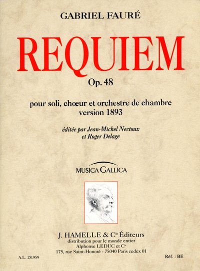 G. Fauré: Requiem op. 48, 2GsGchKamo (Stp)