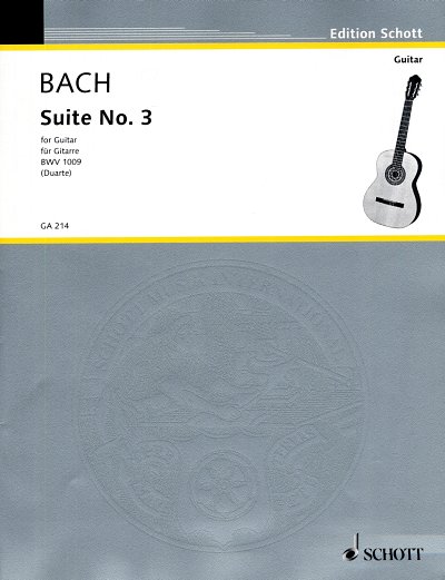 J.S. Bach: Cello Suite 3 Bwv 1009 Gitarren Archiv