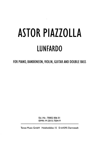 A. Piazzolla: Lunfardo