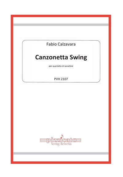 F. Calzavara: Canzonetta Swing, 4Sax (Sppa)