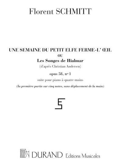 F. Schmitt: Semaine Petit Elfe Op 58, Klav4m (Sppa)