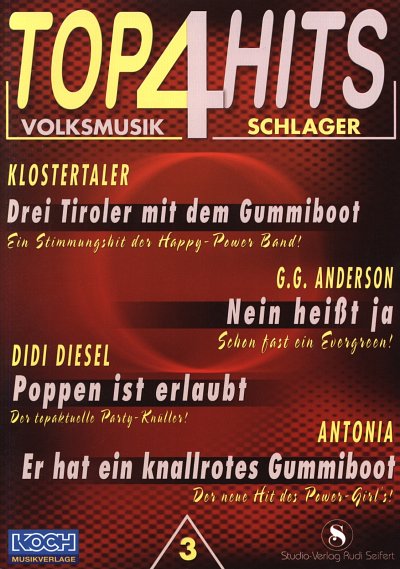 AQ: 4 Top Hits 3 Volksmusik Schlager (B-Ware)