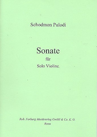 Sonate für Violine, 9 S.