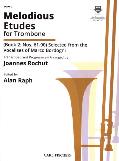 M. Bordogni: Melodious Etudes for Trombone 2, Pos (+mp3/pdf)