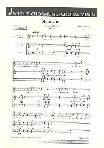 F. Schubert: Ständchen op. 135 D 920 
