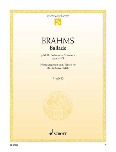 J. Brahms: Ballade g-Moll