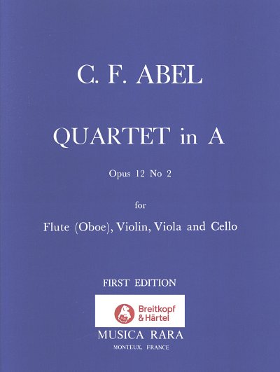 C.F. Abel: Quartett in A op. 12/2