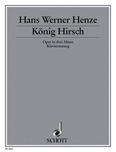 H.H. Werner: König Hirsch  (KA)