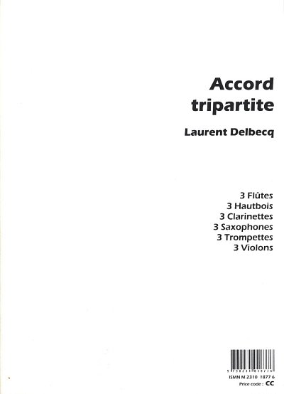 L. Delbecq: Accord Tripartite, 3Instr (Pa+St)