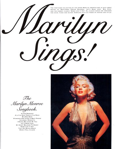 Monroe Marilyn: Monroe Marilyn Songbook The Marilyn Sings