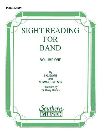 Sight Reading for Band, Book 1, Blaso