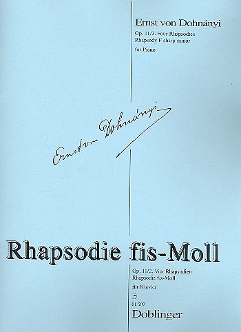 E.v. Dohnányi y otros.: Rhapsodie fis-Moll op. 11/2