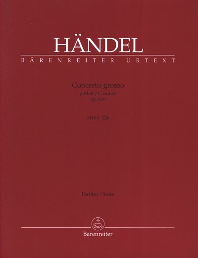 G.F. Händel: Concerto grosso g-Moll op. 6/6 HWV 324 (Part)