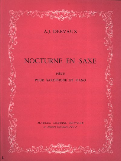 A.J. Dervaux: Nocturne en saxe, ASaxKlav (KlavpaSt)