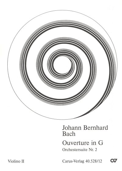 J.B. Bach: Orchestersuite Nr. 2 Ouverture in G / Einzelstimm