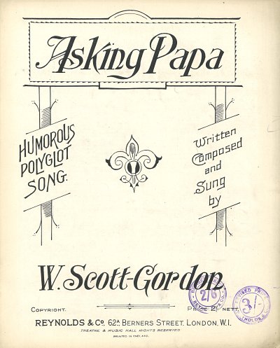 W Scott-Gordon: Asking Papa