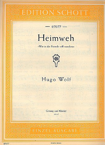H. Wolf: Heimweh , GesMKlav
