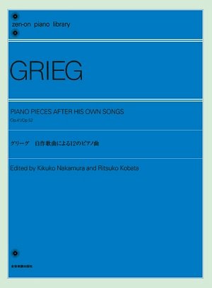 E. Grieg: Piano Pieces After His Own Songs op. 41,52, Klav