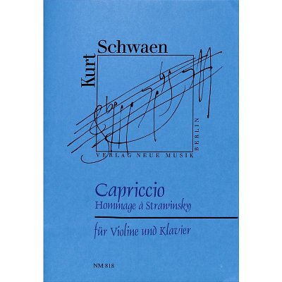 K. Schwaen: Capriccio, VlKlav (KlavpaSt)