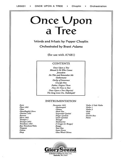 Once Upon a Tree, Orch (Pa+St)
