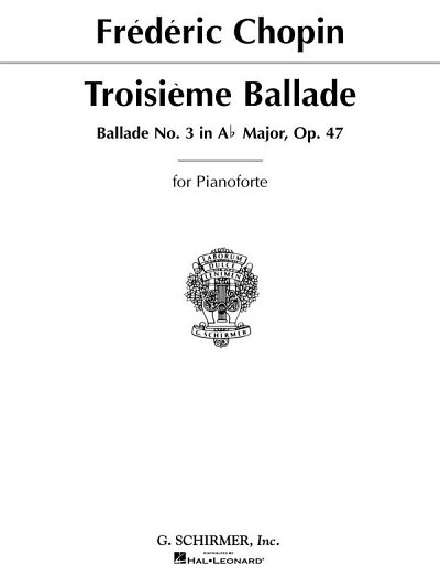 F. Chopin: Ballade No.3 In A Flat Major Op.47, Klav