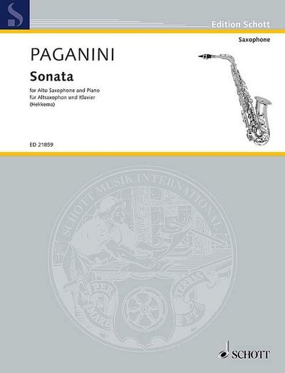 DL: N. Paganini: Sonata, ASaxKlav (Pa+St)