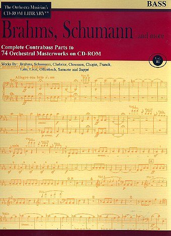 J. Brahms: Brahms, Schumann & More - Volume 3, Kb (CD-ROM)