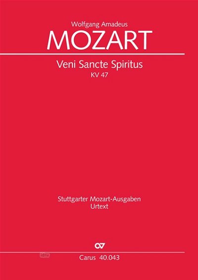 DL: W.A. Mozart: Veni Sancte Spiritus C-Dur KV 47 (1768) (Pa